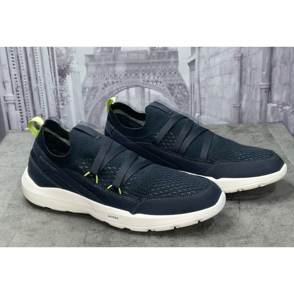 Rockport Men’s Trifled M Evolution Mudguard Pull Up Navy Size 10.5 M